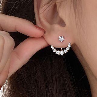 Star Sterling Silver Swing Earring