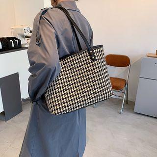 Printed Zip Tote Bag