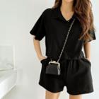 Polo Shirt & Shorts Piqu  Matching Set
