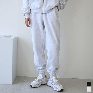 Fleece-lined Baggy Sweatpants