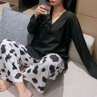 Cow Print Sleep Pants