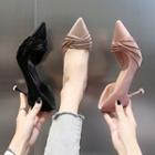 Twisted Pointy Dorsay Pumps