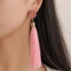 Alloy Flower Tassel Earring