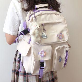 Lettering Utility Backpack / Charm / Pin / Set