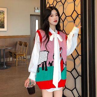 Rabbit Knit Vest / Blouse