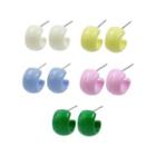 Colored Bold Mini Hoop Earrings