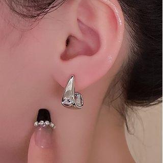 Shiny Sterling Silver Ear Stud