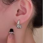 Shiny Sterling Silver Ear Stud