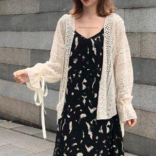 Chiffon Cutout Light Jacket