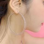 Layered Loop Earrings Silver - One Size