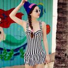 Striped Swim Dress