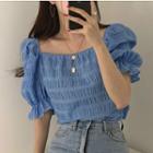 Short-sleeve Puffy Top
