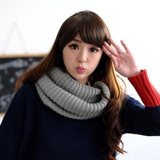 Circle Scarf Light Gray - One Size
