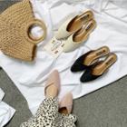 Statement Pointed-toe Mules