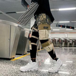 Camo Panel Pocket Detail Cargo Pants