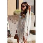 Lace Fringed Cover-up