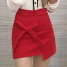 Asymmetric Bow Skirt