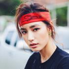 Letter Embroidered Headband