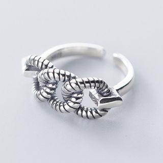 Knot Open Ring S925 Silver - Ring - Silver - One Size