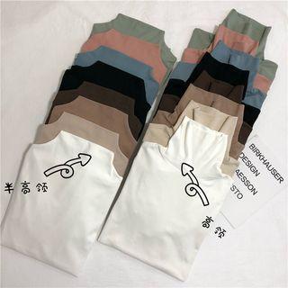 Mock-neck / Turtleneck Long-sleeve Top