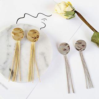 Disc Dangling Earring