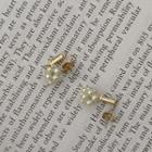 Pearl-cluster Drop Earrings Gold - One Size