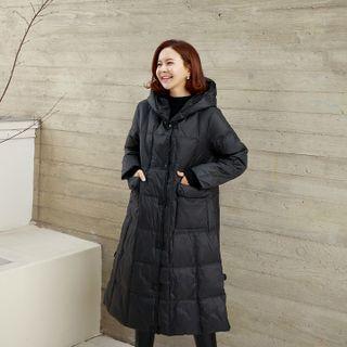 Hooded Duck-down Padding Coat
