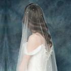 Faux Pearl Wedding Veil