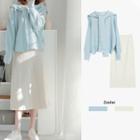 Sweater / Shawl / Midi A-line Skirt / Set