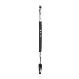 Dual Head Eyebrow Brush 12 - Alyan - Black - One Size