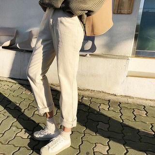 Fleece Lined Relaxed-fit Chino Pants