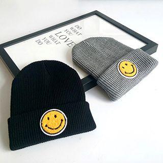 Smiley Appliqu  Beanie