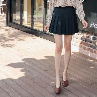 Inset Shorts A-line Mini Pleat Skirt