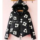 Floral Hooded Padded Jacket