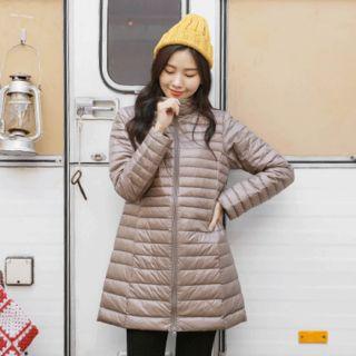 Light Duck-down Padded Jacket With Pouch