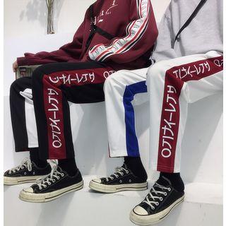 Japanese Character Straight Cut Pants