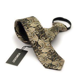 Pre-tied Neck Tie (6cm) Golden - One Size