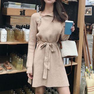 Zip Collar Long Sweater