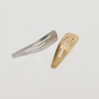 Metal Hair Barrette Set Of 2 One Size