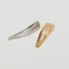 Metal Hair Barrette Set Of 2 One Size
