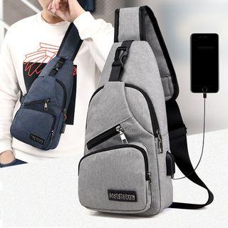 Lettering Lightweight Sling Bag