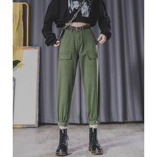 High-waist Jogger Jeans