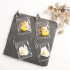 Acrylic Duck / Egg Dangle Earring