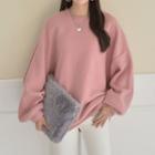 Over-fit Brushed-fleece Sweatshirt