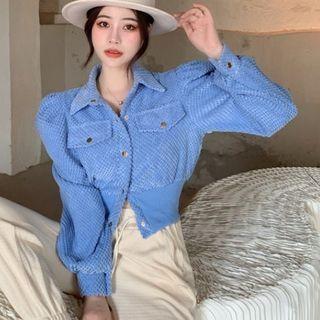 Plain Corduroy Cardigan