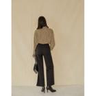 Dip-back Loose-fit Leopard Shirt