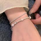 Faux Pearl Alloy Bracelet (various Designs) / Set