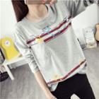 Cartoon Print Long Sleeve T-shirt