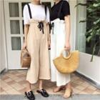 Loose-fit Cropped Wide-leg Jumpsuit