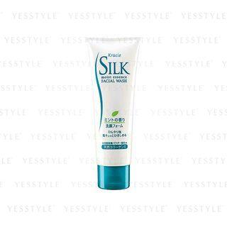 Kracie - Silk Moist Essence Facial Cleansing Foam (mint) 110g